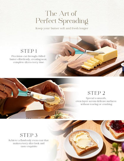 Stainless Steel Butter Spreader Knife 2 Pack - Image 5