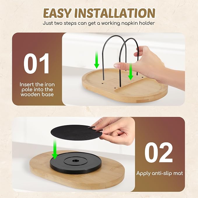 Rotating Napkin Holder for Table - Image 3