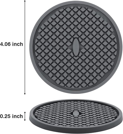 3 Pack Silicone Coasters for Drinks, Thickened Coaster - Image 2