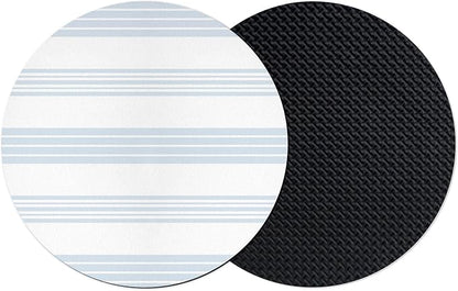 Horizontal Striped Coasters Set of 2, Absorbent Coasters by Unknown