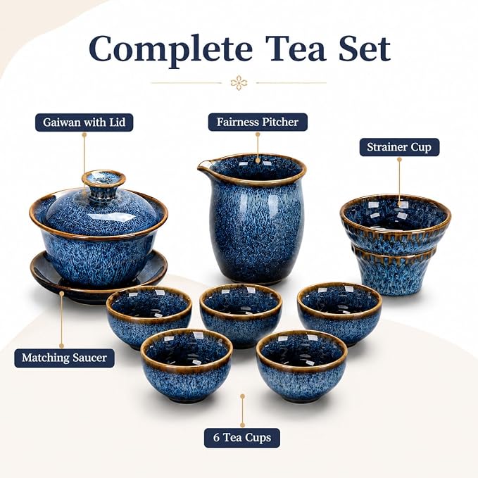 9-Piece Chinese Tea Set, Gongfu Tea Sets - Image 6