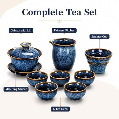 9-Piece Chinese Tea Set, Gongfu Tea Sets - Image 6