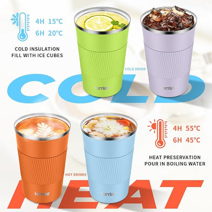 KETIEE Travel Coffee Mug 12oz: Insulated Coffee Cup - Image 2