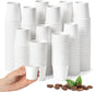 100 Pack 2oz Mini Coffee Cups Disposable Paper Cups Hot or Cold Beverage Cup by Unknown
