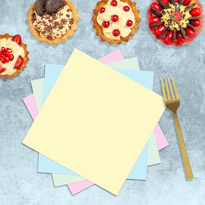 Oigco 60 PCS Pastel Paper Plates and Napkins, Pastel Party Decorations - Image 5