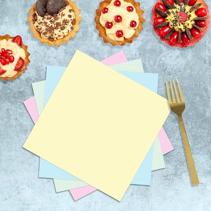 Oigco 60 PCS Pastel Paper Plates and Napkins, Pastel Party Decorations - Image 5