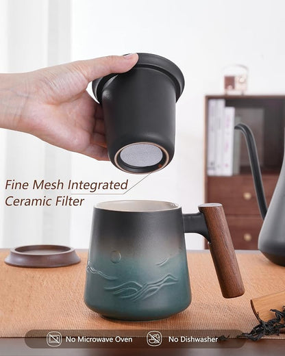 ZENS Tea Mug with Infuser and Lid - Image 4