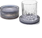 Glass Coasters Round Cup Mat, Decorative Wine Bottle Coaster, Crystal Drink by Unknown