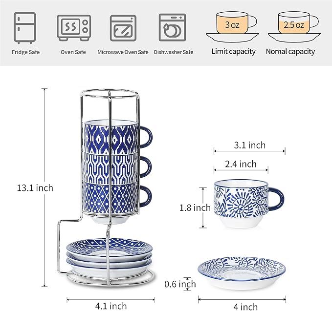 Selamica Ceramic Espresso Cups - Image 4