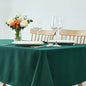 maxmill Weaved Texture Tablecloth Water Resistance Antiwrinkle Spillproof Soft Washable Christmas Table Cloth for Dining Room, Banquet Parties Holiday Dinner, Rectangle 60 x 108 Inch, Hunter Green