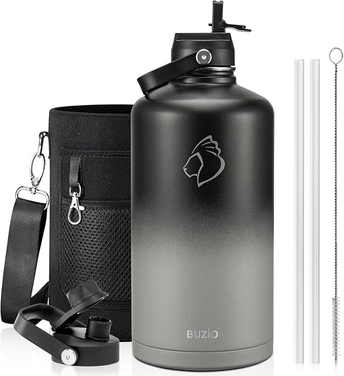 BUZIO 1 Gallon Water Bottle Insulated by BUZIO