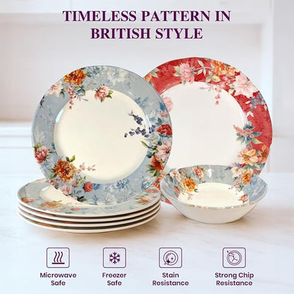 12-Piece Porcelain Dinnerware Set - Image 5