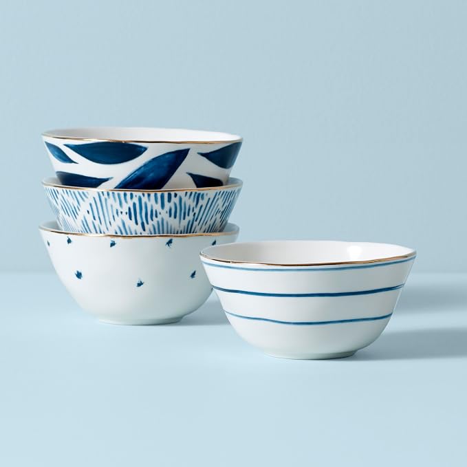 Lenox Blue Bay 4-Piece Dessert Bowl Set, 2.00 LB - Image 3