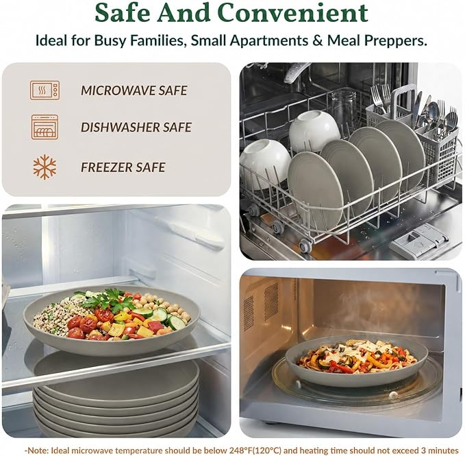 Deep Dinner Plates Set of 8 Alternative - Image 6