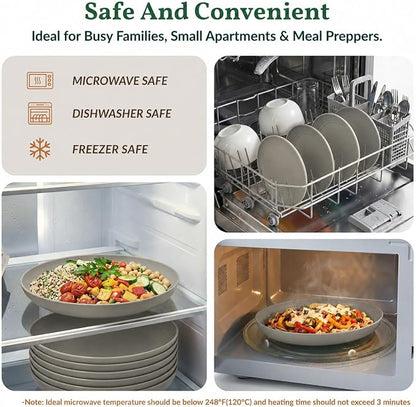 Deep Dinner Plates Set of 8 Alternative - Image 6