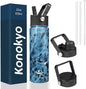 Konokyo 22 oz Insulated Stainless Steel Water Bottle by Konokyo