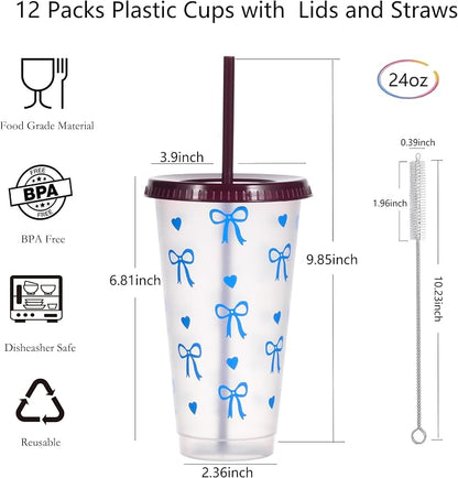 24 oz Reusable Plastic Cups, Custom Cups - Image 2