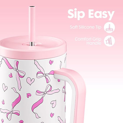 Meoky Glow in the Dark Tumbler: 40 oz Tumbler - Image 5