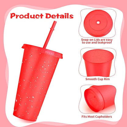 Hxezoc 16 Pieces Reusable Cups - Image 7
