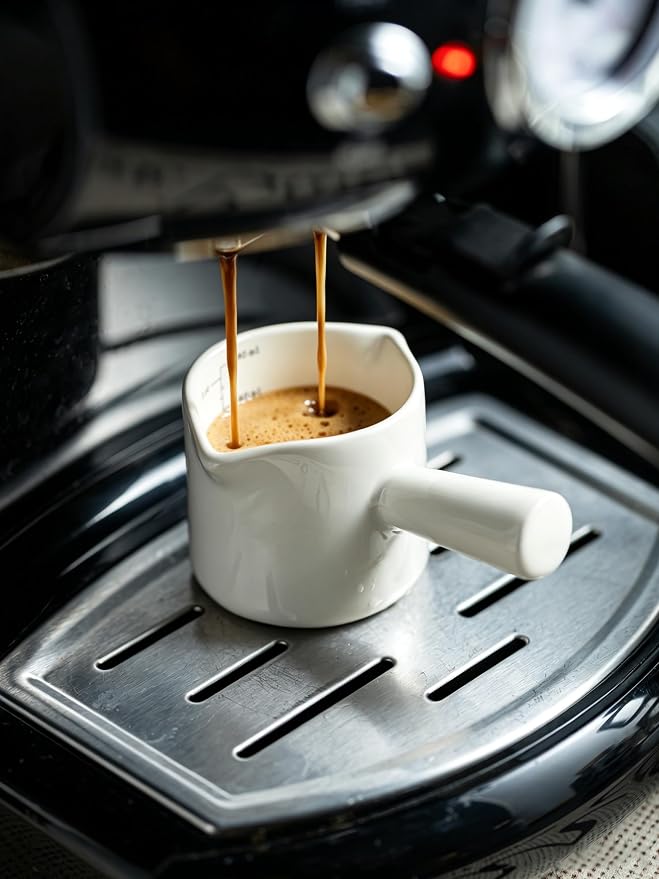 Ceramic Espresso Cup, Espresso Measuring Cup Espresso Shot Cups 3 OZ | Espresso - Image 3