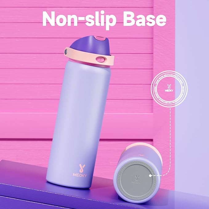 32 oz Insulated Water Bottle for Women: Meoky Stainless Steel Metal Water Bottle - Image 6