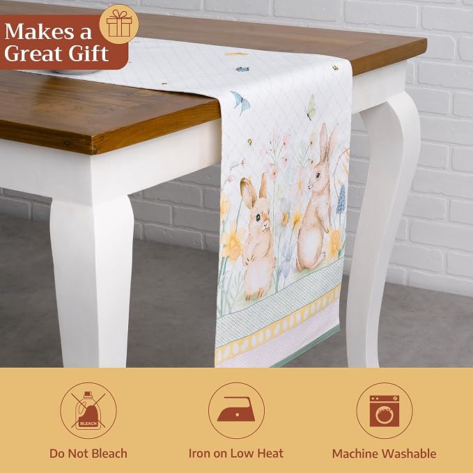 Maison d' Hermine Table Runner 100% Cotton 14.50" x 72" | Table Runners 72 - Image 5