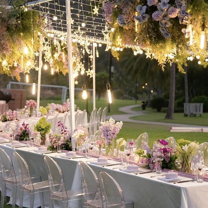 10 Pack Dusty Pink Spring Summer Cheesecloth Table Runners 35x120 Inches - Image 5