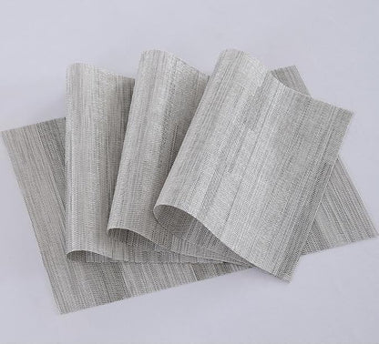 Leetaltree Lightsteel Black Placemats Set of 6 - Image 9