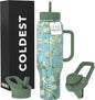 Coldest Tumbler with Handle and Straw, 100% Spill Proof Tumbler with Straw by Coldest