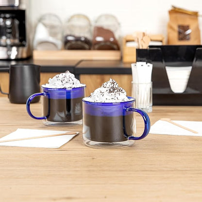 Restaurantware Coffee Cups 12 Pack of 11 oz Double Wall Glass Insulated Coffee - Image 7