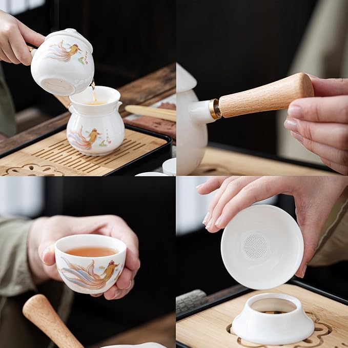 Chinese Tea Set Traditional, Chinese Gongfu Tea Set - Image 7
