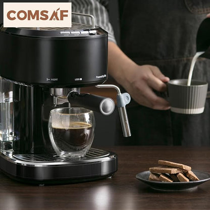 ComSaf 8oz Glass Coffee Mugs Set of 6, Double Walled Insulated Thermal Mugs - Image 9