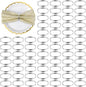 100Pcs Silver Napkin Rings Bulk, Elegant Silver Napkin Rings, Metal-Napkin Ring by Unknown