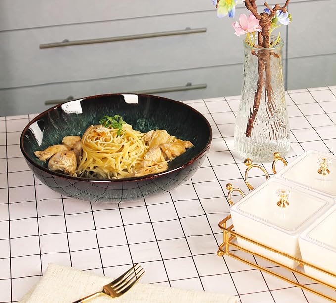 Soup bowl Soup plate Large Pasta Bowls 56 ounce, deep Plate/Wide Bowl, - Image 3