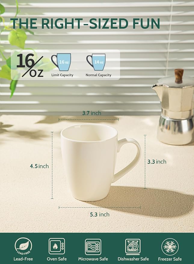 Sweese Porcelain Coffee Mugs - Image 2