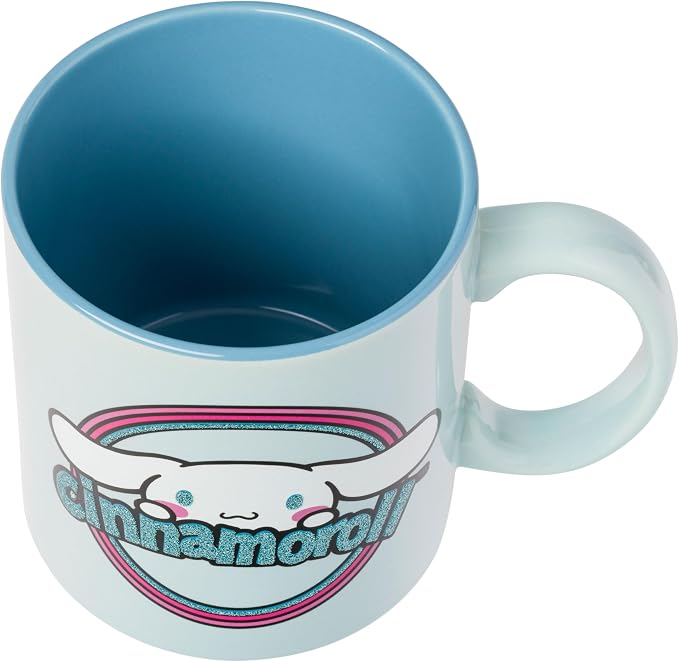 Silver Buffalo Sanrio Hello Kitty and Cinnamoroll Duo, Ceramic Mug, 20oz | - Image 3