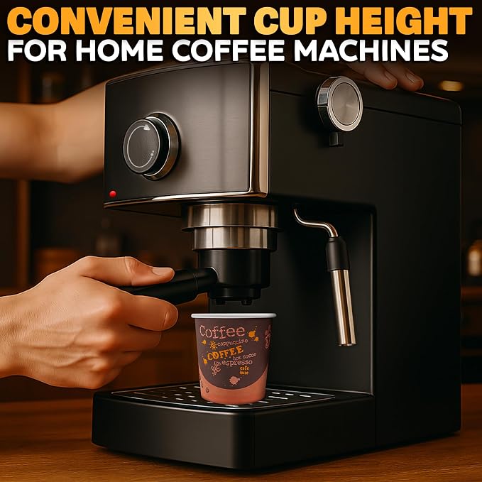 Reluen 200 Pack 3 Oz Disposable Espresso Cups, Paper - Image 6