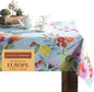 Maison d' Hermine Table Cloth Rectangle Table 100% Cotton 70 x 120 Inches Tablecloth Reusable Decorative for Dining Room Farmhouse Home Valentines Day Decorations Spring Summer - Jardin D'Ete - Mint