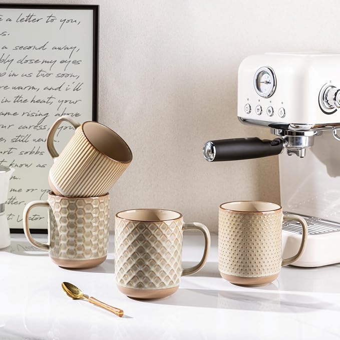 GBhome Coffee Mugs Set of 6, 16 oz Coffee Cups - Image 6