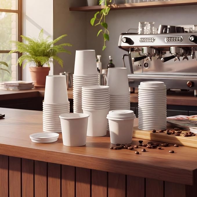 100 Sets 4 oz Disposable Espresso Cup - Image 4