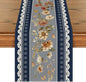 Artoid Mode 210 GSM Fall Table Runner 13x72 Inch Home Party Decor | Blue by ArtoidMode