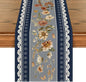 Artoid Mode 210 GSM Fall Table Runner 13x36 Inch Home Party Decor | Blue by ArtoidMode