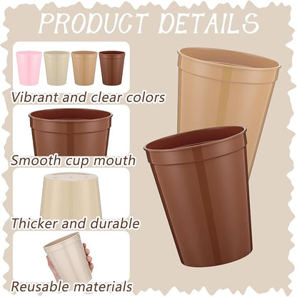 Yungyan 24 Pcs Reusable Plastic Cups 16 Oz Baby Shower Cups - Image 4