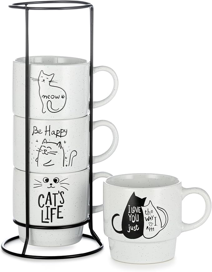 Signature Housewares Stackable Coffee Mug Tower Set by SignatureHousewares