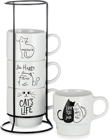 Signature Housewares Stackable Coffee Mug Tower Set by SignatureHousewares