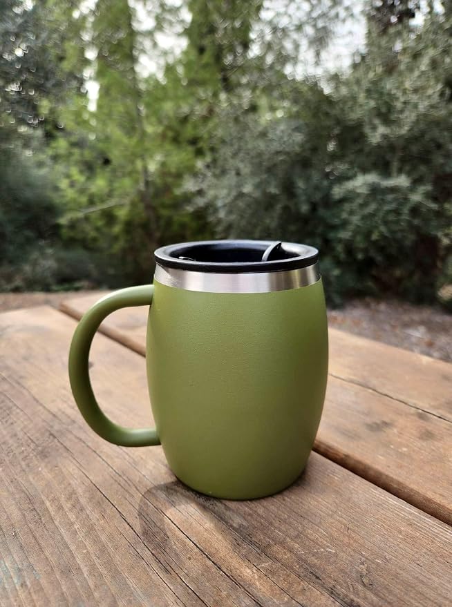Stainless Steel Insulated Coffee Mugs Set of 2 – Double Wall Coffee Cups - Image 6