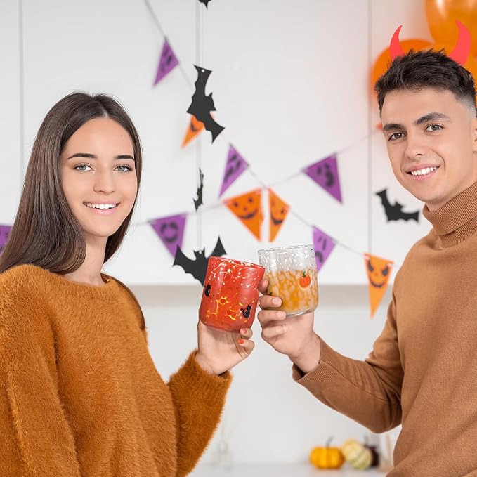 Skylety 2 Pcs Halloween Icon Juice Glasses - Image 5