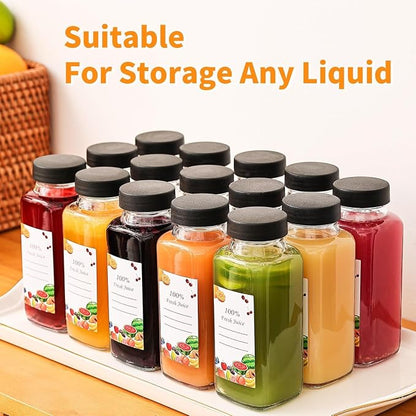 3 Pack 8 oz/250mL Glass Juice Bottles - Image 7