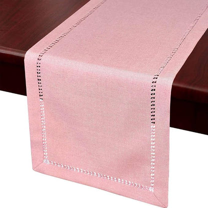 Grelucgo Handcrafted Solid Color Dining Table Runner, Dresser Scarf, by Grelucgo