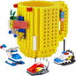 DEEXITO Build on Brick Coffee Mugs, Creative DIY Kids Party Cups by DEEXITO